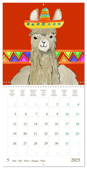 WE LOVE LLAMAS (CALVENDO Monthly Calendar 2025)