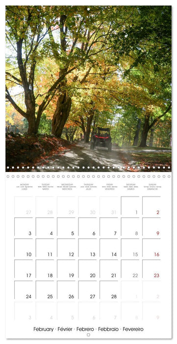 ATV/UTV Trail Riding in New England (CALVENDO Monthly Calendar 2025)