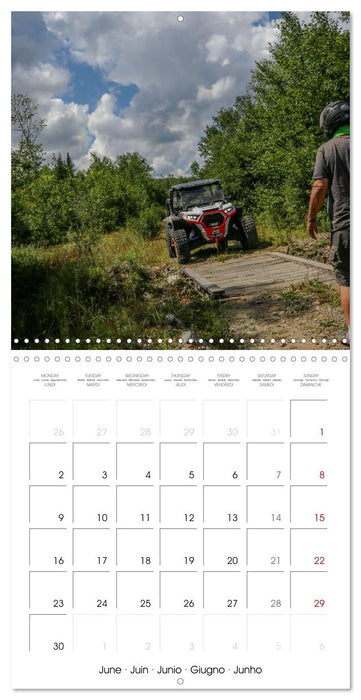 ATV/UTV Trail Riding in New England (CALVENDO Monthly Calendar 2025)