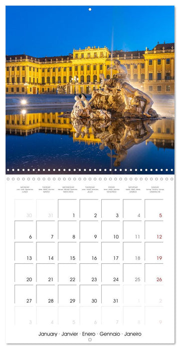 Austria - Vienna (CALVENDO Monthly Calendar 2025)