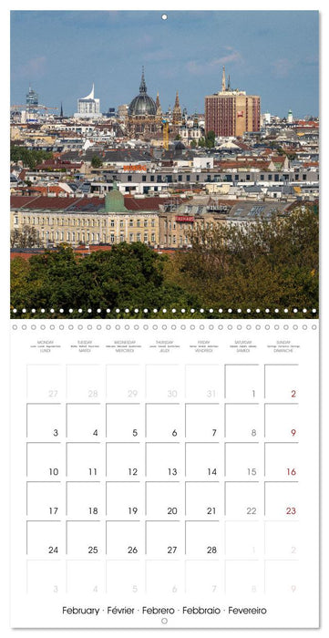 Austria - Vienna (CALVENDO Monthly Calendar 2025)