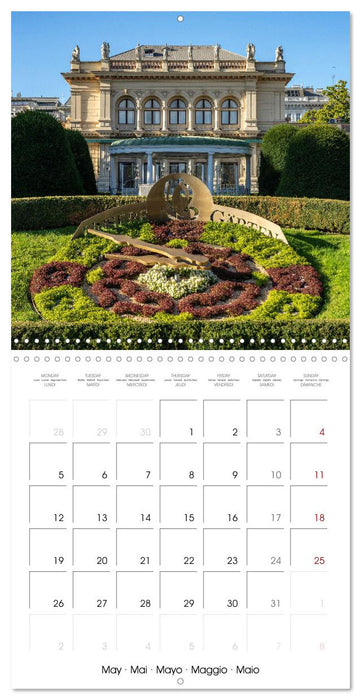 Austria - Vienna (CALVENDO Monthly Calendar 2025)