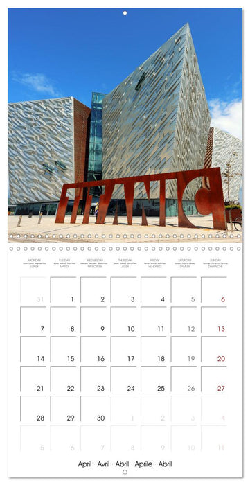 Northern Ireland and Belfast (CALVENDO Monthly Calendar 2025)