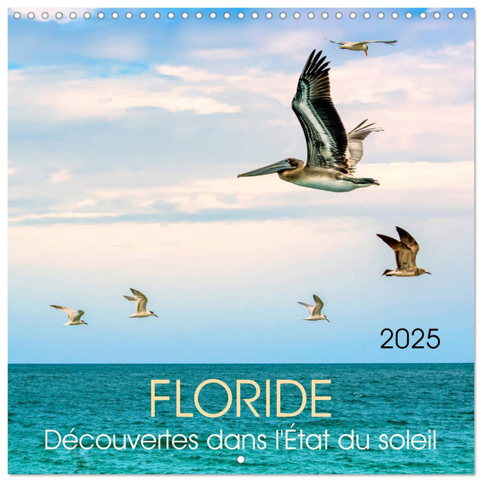 Floride – Découvertes dans l'État du soleil (CALVENDO Calendrier mensuel 2025)