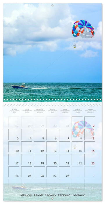 Floride – Découvertes dans l'État du soleil (CALVENDO Calendrier mensuel 2025)