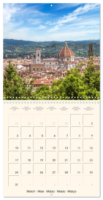 FLORENCE Impressions by day and night (CALVENDO Monthly Calendar 2025)