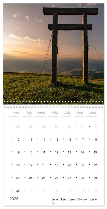 Light in the Bavarian Alps - Fantastic Landscapes (CALVENDO Monthly Calendar 2025)