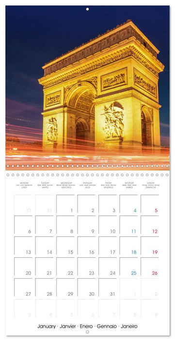 Beautiful Paris (CALVENDO Monthly Calendar 2025)