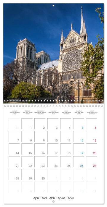 Beautiful Paris (CALVENDO Monthly Calendar 2025)