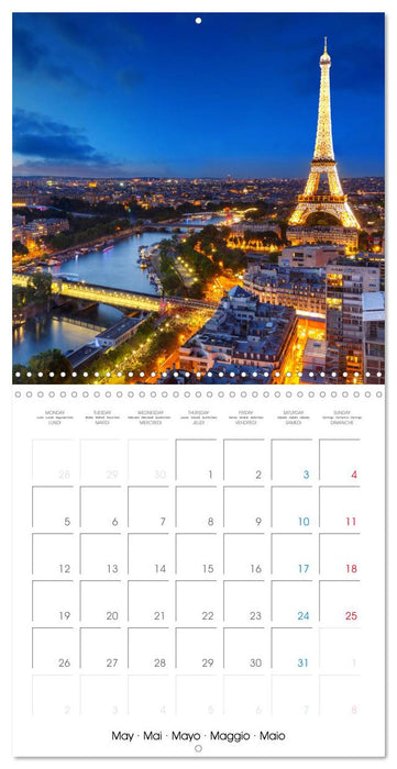 Beautiful Paris (CALVENDO Monthly Calendar 2025)