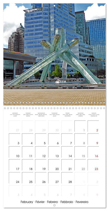 Vancouver Canada (CALVENDO Monthly Calendar 2025)