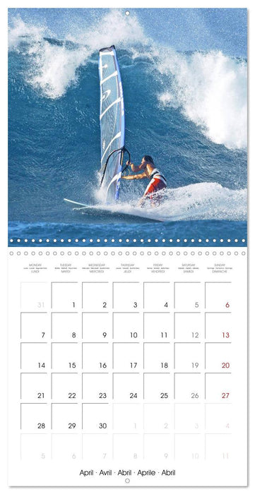 Fun sports edition: Windsurfing - water, waves and air (CALVENDO Monthly Calendar 2025)