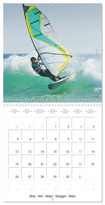 Fun sports edition: Windsurfing - water, waves and air (CALVENDO Monthly Calendar 2025)