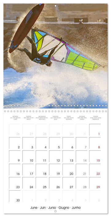 Fun sports edition: Windsurfing - water, waves and air (CALVENDO Monthly Calendar 2025)