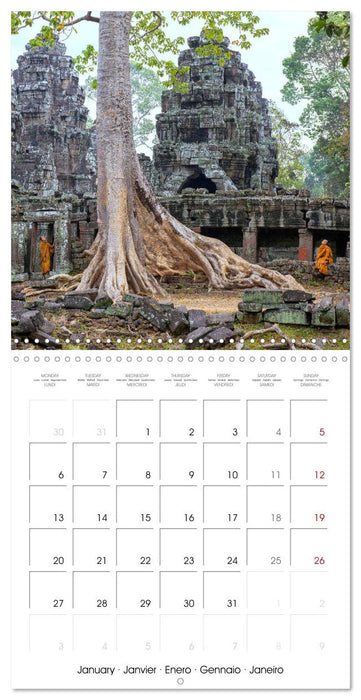 CAMBODIA Amazing Planet (CALVENDO Monthly Calendar 2025)