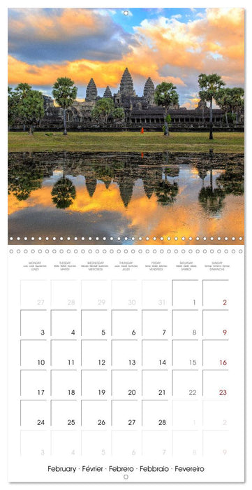 CAMBODIA Amazing Planet (CALVENDO Monthly Calendar 2025)