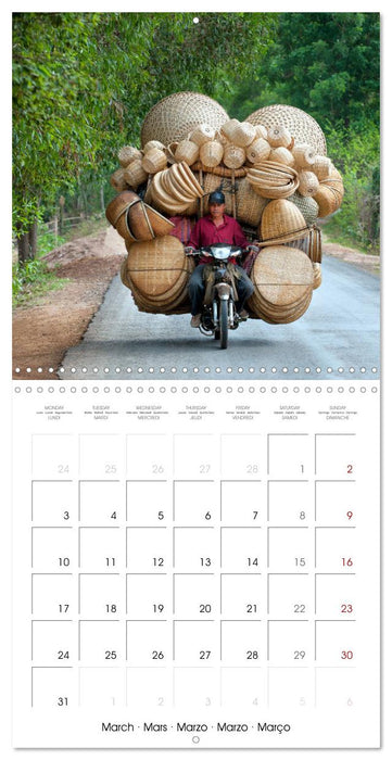 CAMBODIA Amazing Planet (CALVENDO Monthly Calendar 2025)