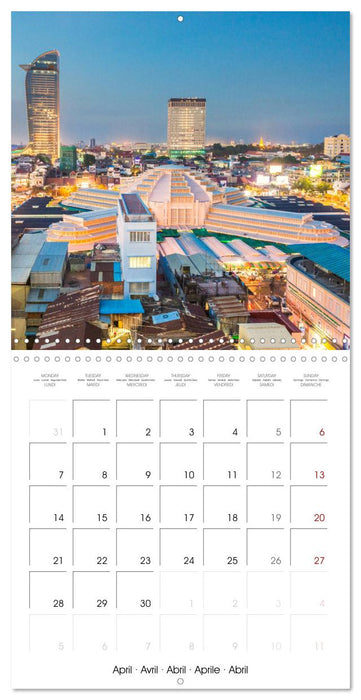 CAMBODIA Amazing Planet (CALVENDO Monthly Calendar 2025)