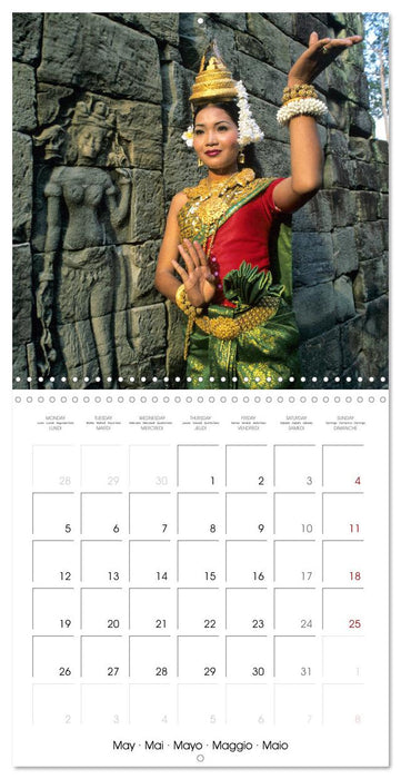 CAMBODIA Amazing Planet (CALVENDO Monthly Calendar 2025)