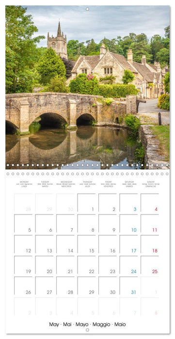 Beautiful England (CALVENDO Monthly Calendar 2025)