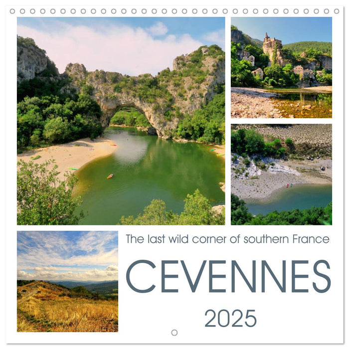 Cevennes, the last wild corner of southern France (CALVENDO Monthly Calendar 2025)