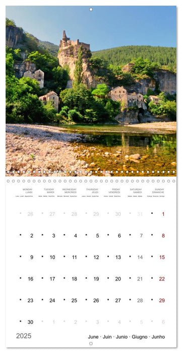 Cevennes, the last wild corner of southern France (CALVENDO Monthly Calendar 2025)