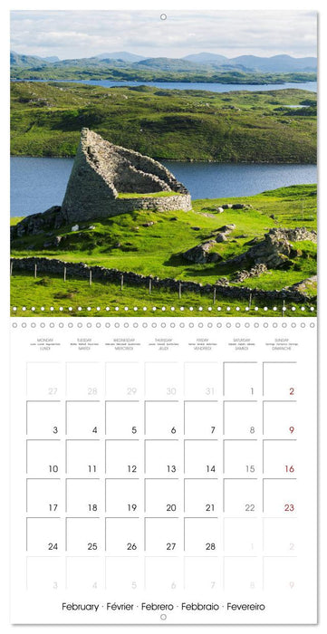 Prehistoric Sites of Northern Scotland (CALVENDO Monthly Calendar 2025)