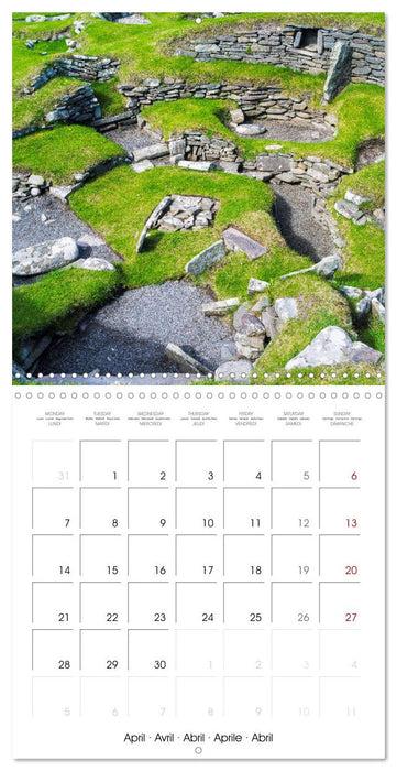 Prehistoric Sites of Northern Scotland (CALVENDO Monthly Calendar 2025)