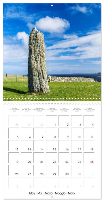 Prehistoric Sites of Northern Scotland (CALVENDO Monthly Calendar 2025)