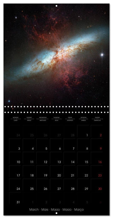 Outer Space (CALVENDO Monthly Calendar 2025)