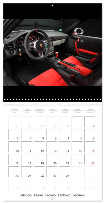 Porsche 911 GT3 RS 4.0 (CALVENDO Monthly Calendar 2025)