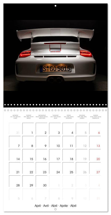 Porsche 911 GT3 RS 4.0 (CALVENDO Monthly Calendar 2025)