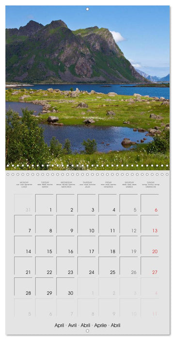 Norvège - Fascination du Nord (CALVENDO Calendrier mensuel 2025)