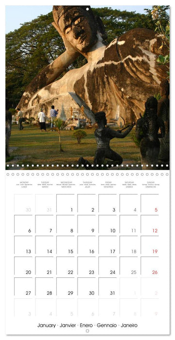 People's Democratic Republic - Laos (CALVENDO Monthly Calendar 2025)