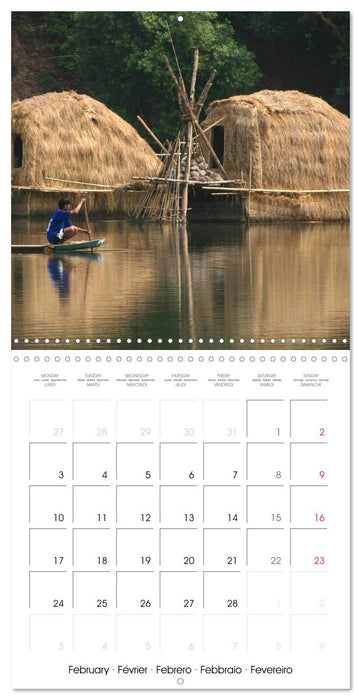 People's Democratic Republic - Laos (CALVENDO Monthly Calendar 2025)