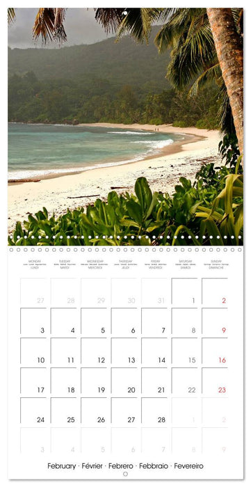 dream beaches - Seychelles (CALVENDO Monthly Calendar 2025)