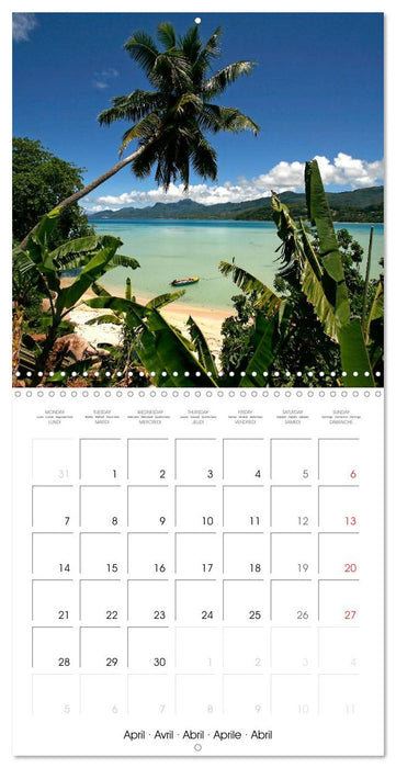 dream beaches - Seychelles (CALVENDO Monthly Calendar 2025)