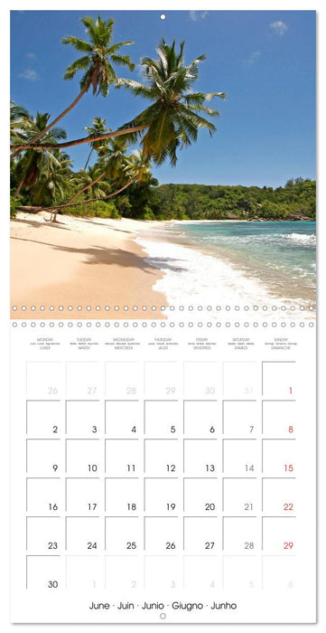 dream beaches - Seychelles (CALVENDO Monthly Calendar 2025)