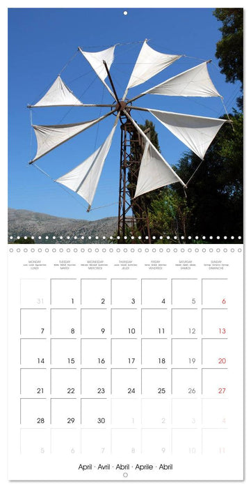 Crete - Greece (CALVENDO Monthly Calendar 2025)