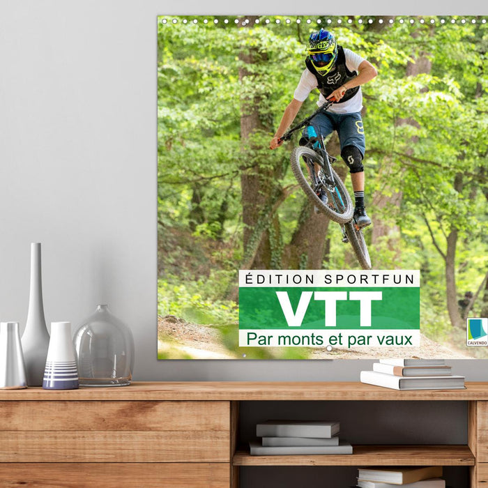 Édition Sport fun : VTT - par monts et par vaux (CALVENDO Calendrier mensuel 2025)