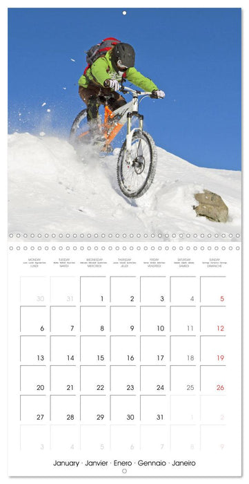 Édition Sport fun : VTT - par monts et par vaux (CALVENDO Calendrier mensuel 2025)