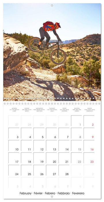 Édition Sport fun : VTT - par monts et par vaux (CALVENDO Calendrier mensuel 2025)