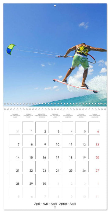 Fun sports edition: Kitesurfing (CALVENDO Monthly Calendar 2025)