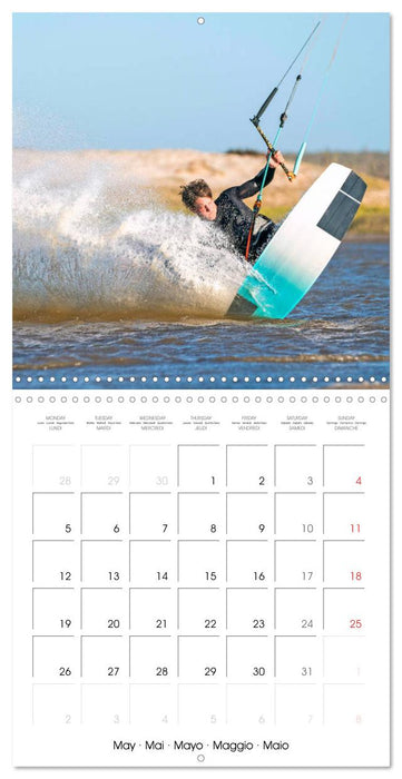 Fun sports edition: Kitesurfing (CALVENDO Monthly Calendar 2025)