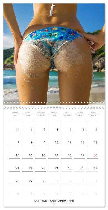 Erotica • Back views and body parts (CALVENDO Monthly Calendar 2025)