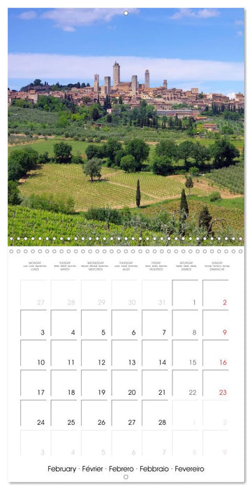 Magic of Tuscany (CALVENDO Monthly Calendar 2025)