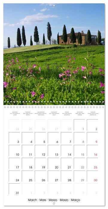 Magic of Tuscany (CALVENDO Monthly Calendar 2025)