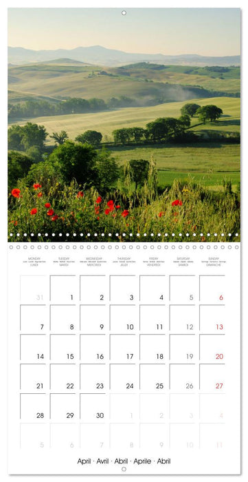 Magic of Tuscany (CALVENDO Monthly Calendar 2025)