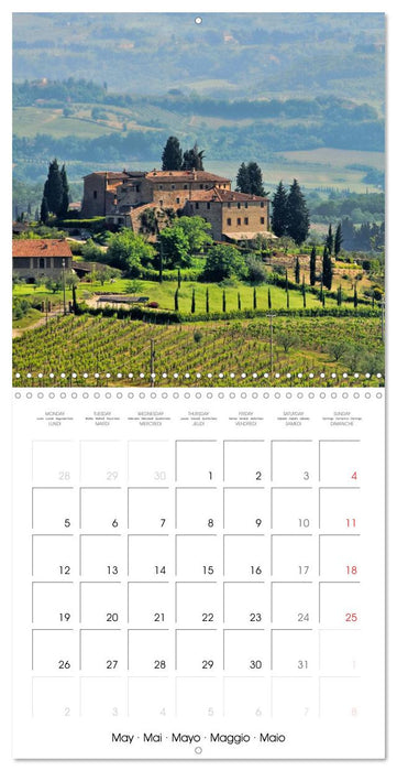 Magic of Tuscany (CALVENDO Monthly Calendar 2025)