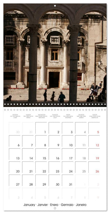 colourful Croatia (CALVENDO Monthly Calendar 2025)